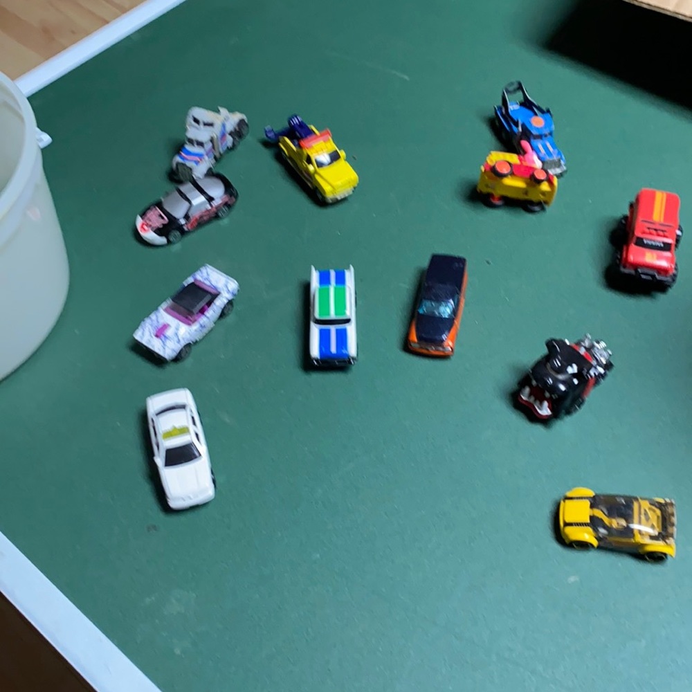 Assorted cars.